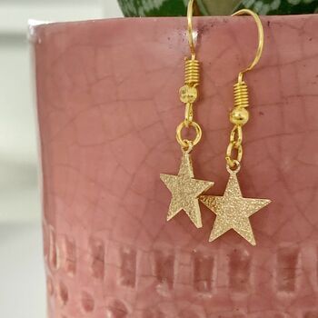 Gold Star Earrings, 2 of 2