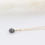 Gold Filled Tourmalinated Quartz Necklace, thumbnail 1 of 7
