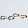 Sterling Silver Crystal Bar Huggie Hoop Earrings, thumbnail 4 of 7