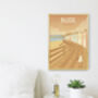 Bude Cornwall Travel Poster Art Print, thumbnail 3 of 8