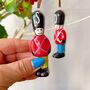 Personalised Ceramic Soldier Christmas Decoration, thumbnail 3 of 3