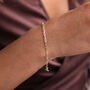 9ct Gold Paper Clip Chain Bracelet, thumbnail 2 of 3