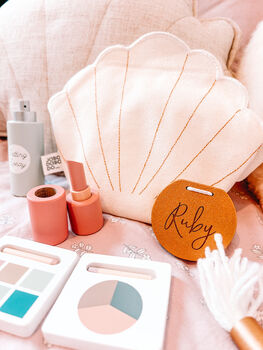 Personalised Wooden Make Up Beauty Belt Toy, 5 of 5