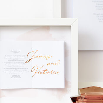 Personalised Favourite Song Watercolour Framed Picture, 8 of 9