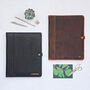 Personalised Buffalo Leather Document Portfolio, thumbnail 1 of 11