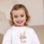 Easter Bunny Ears Personalised Name Embroidered Child's T Shirt, thumbnail 2 of 5