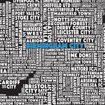 Personalised UK Women's Super League Football Team Map, 3 of 4