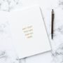 Personalised Any Text Foiled Softback Notebook, thumbnail 1 of 9
