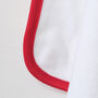 Personalised Star Hooded Towel With Red Trim, thumbnail 4 of 6