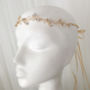 Silver, Gold Or Rose Gold Wedding Headband India, thumbnail 12 of 12