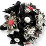 Contemporary Black And White Gothic Wedding Bouquet, thumbnail 1 of 2
