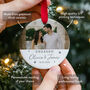 Personalised Engagement Ornament With Photo And Names, thumbnail 2 of 8