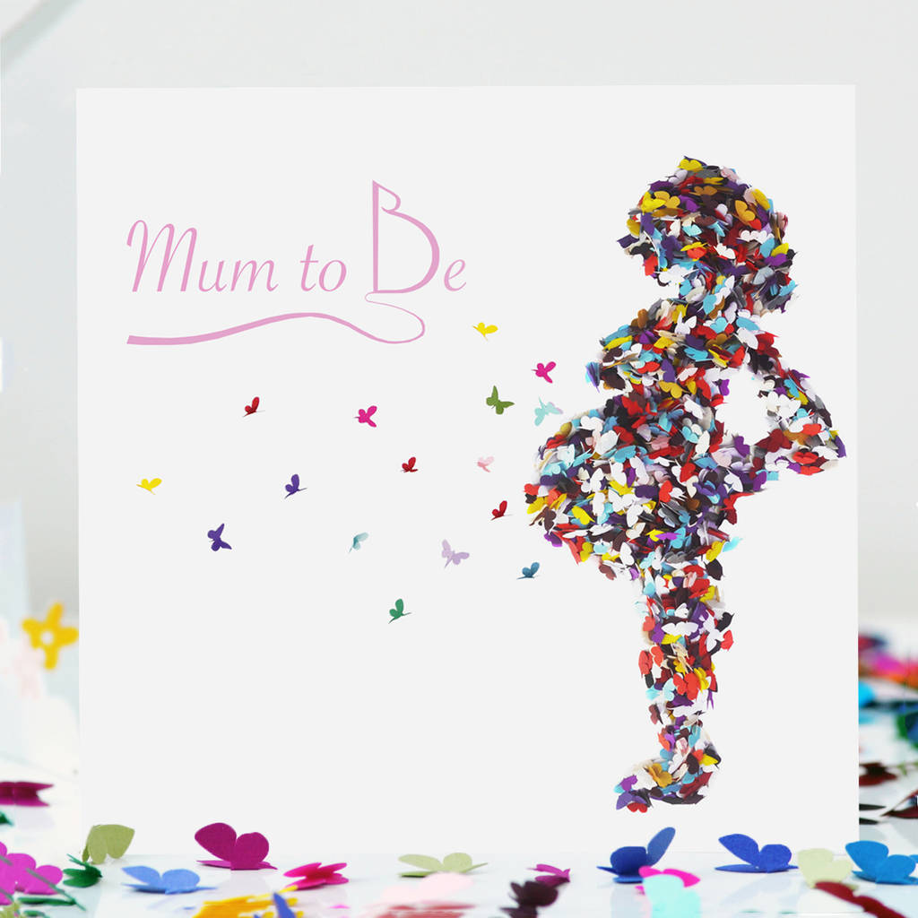 Butterfly Mum To Be Card, 1 of 7