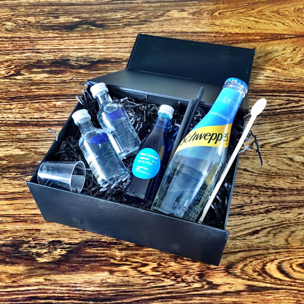 Blue Lagoo No Non Alcoholic Mocktail Gift Box By Cocktail Lab