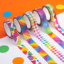 Colourful Rainbow Washi Tape Set, thumbnail 7 of 9
