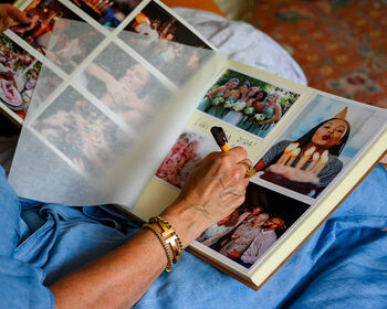 Large Luxury Wedding Album Personalised With A Contemporary Design, 7 of 11