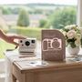 Modern Arch Wedding Camera Photo Guest Book Sign, thumbnail 1 of 10