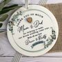 Parents Wedding Thank You, Personalised Plaque Keepsake, thumbnail 1 of 3