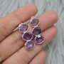 Purple Amethyst Earrings: February Birthstone, thumbnail 8 of 8