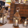 Stainless Steel And Wood Candle Lantern, thumbnail 5 of 5