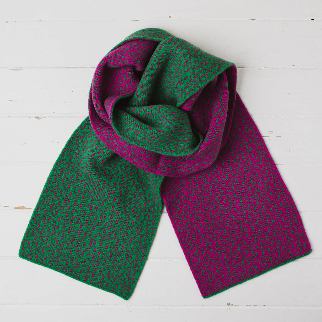 Scatter Lambswool Reversible Scarf, 1 of 12