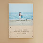 Personalised Wooden Photo Wall Print With Message, thumbnail 2 of 2