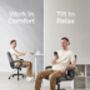 Ergonomic Office Chair With Adjustable Height And Tilt, thumbnail 6 of 9