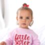 Officially On Santa's Nice List Embroidered Personalised Sweatshirt Jumper, thumbnail 5 of 8