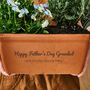 Personalised Father's Day Terracotta Plant Trough / Window Box, thumbnail 2 of 2