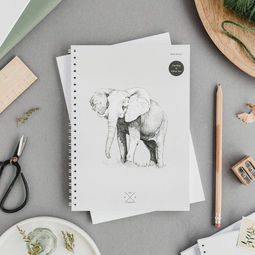 Elephant Notebook By Creature Candy