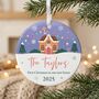 First Christmas New Home Ceramic Disc Hanging Decoration Bauble + Gift Box, thumbnail 1 of 8