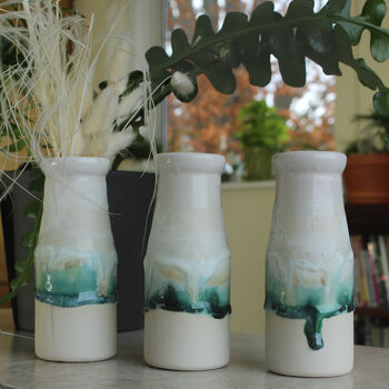 Handmade Ceramic Bottle Vases, 7 of 12