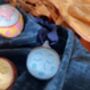 Moon Face Ceramic Glitter Bauble, thumbnail 7 of 8