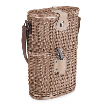 Personalised Wicker Wine Cooler Basket, 5 of 9