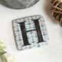Vintage Style Initial Letter Coaster, thumbnail 8 of 8
