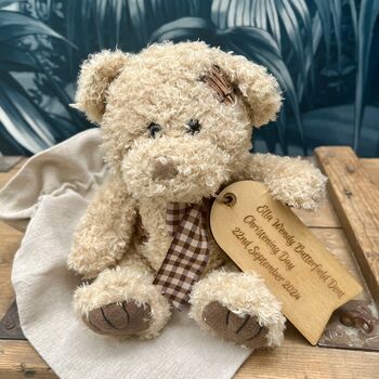 Personalised Teddy Bear In A Bag, 4 of 7