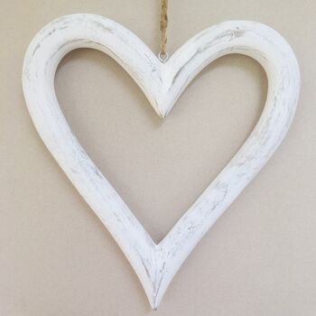 Large Hand Painted Hanging Heart, 5 of 7
