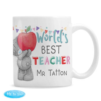 Personalised Me To You ‘World’s Best Teacher’ Mug – Tatty Teddy Gift, 4 of 4