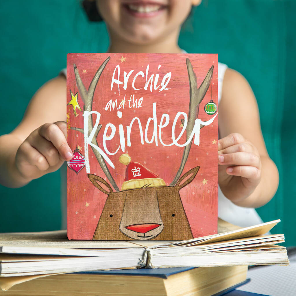 Personalised Christmas Reindeer Story Book, 1 of 8