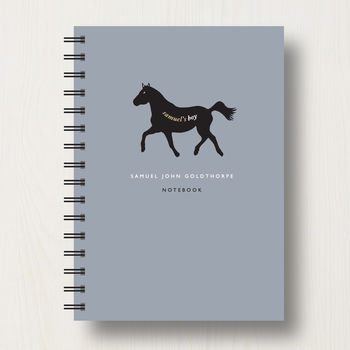 Personalised Horse Lover's Journal Or Notebook, 8 of 10