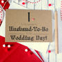 To My Wonderful Husband Wedding Day Card, Heart, thumbnail 3 of 8