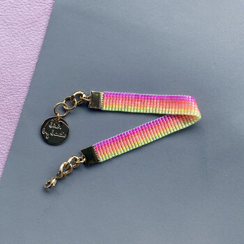 Handmade Ombre Rainbow Bright Bracelet, 2 of 7