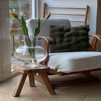 Vase Modest Clear Bubbles Colour By Dut Z, 6 of 7