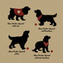 One Or Two Show Cocker Spaniels Personalised Print, thumbnail 2 of 10