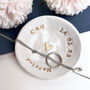 Personalised Married Wedding Ring Dish, thumbnail 1 of 7