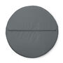 Circular Round Garden Outdoor Seat Pads Plain Grey 38cm, thumbnail 3 of 4