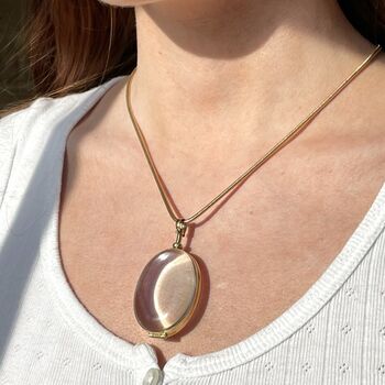 Photo Gift Gold Locket Necklace, 3 of 7
