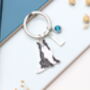 Personalised Border Collie Keyring, thumbnail 7 of 11