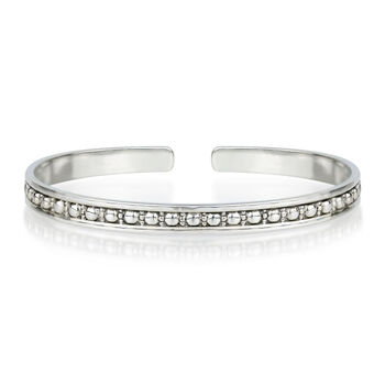 Maharani Men's Sterling Silver Cuff, 3 of 11