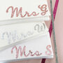 Mrs Initial Bridal Wedding Day Clutch, thumbnail 1 of 6